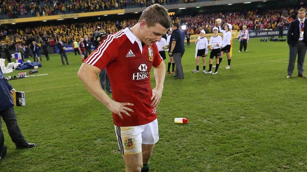 Brian O'Driscoll will play no part in the final Test