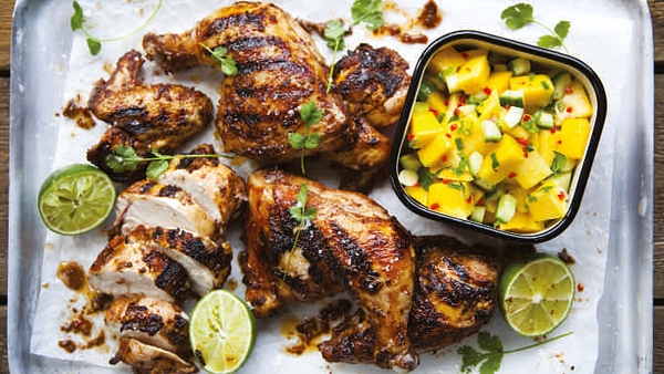 Jerk Chicken with Mango Salsa