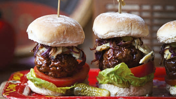 Blue Cheese Beef Sliders