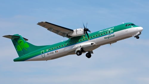 Aer Lingus Regional's passenger numbers fell during the month - having grown rapidly in recent years