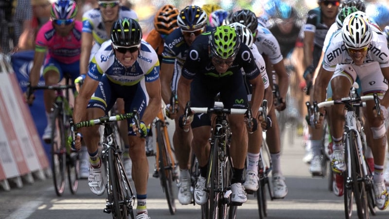 Simon Gerrans sprints to win stage three of Le Tour