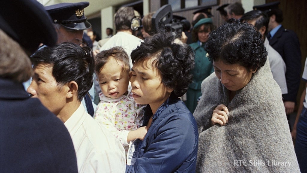 Vietnamese Boat People Arriving in Dublin