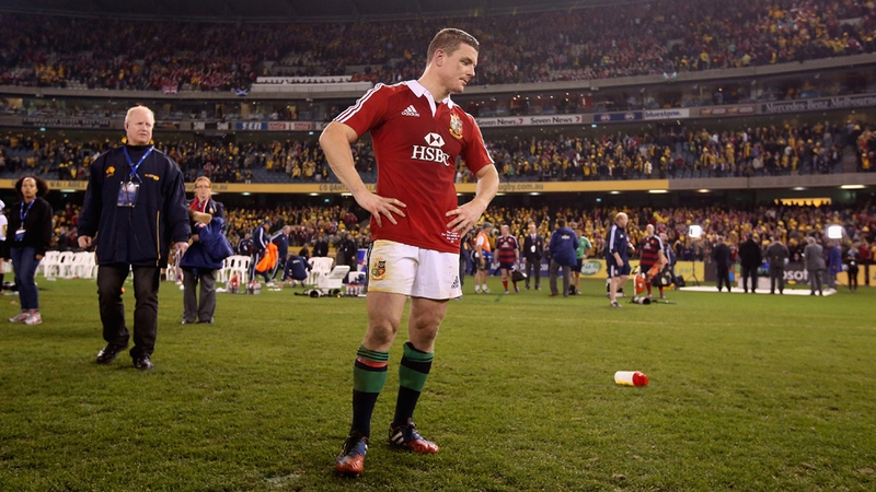 Brian O'Driscoll Lions tour ended in the stands