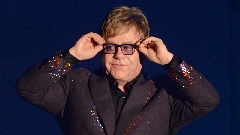 Raise you glasses - it's diamond geezer Elton John!