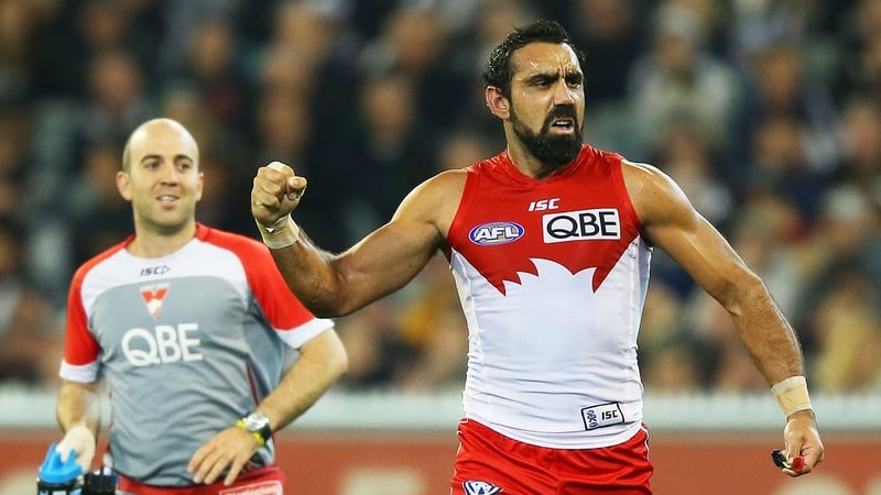 Adam Goodes captained Australia to their 2010 series victory