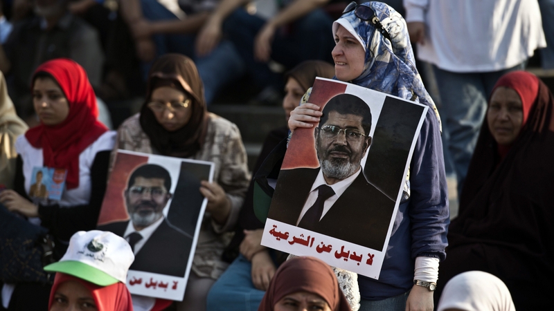 Mohammed Mursi was deposed by the Egyptian army in July