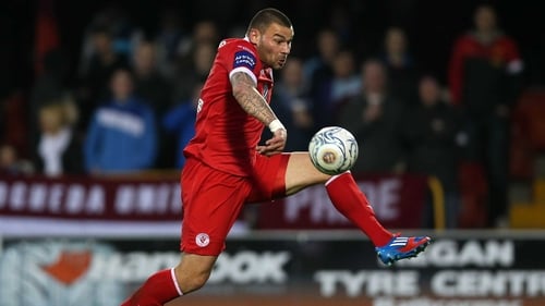 Anthony Elding scored twice for the Bit o' Red