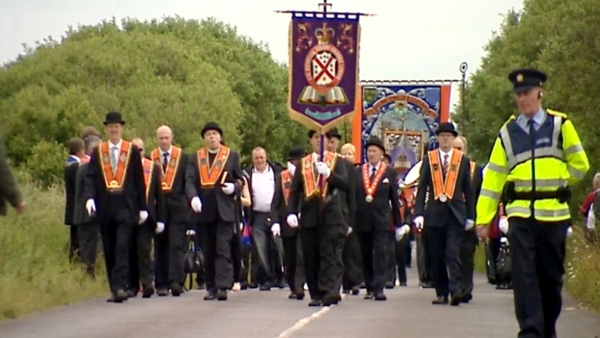Orange parade in Donegal attracted 7,000 ahead of 12 July