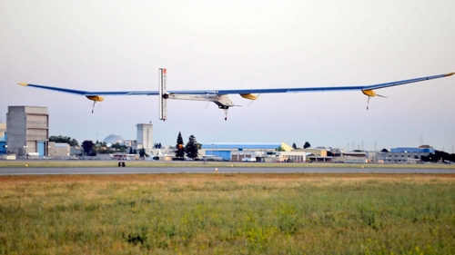 Solar Impulse began its journey from San Francisco in early May