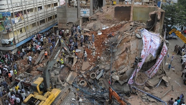 More than 20 people could still be trapped under the rubble