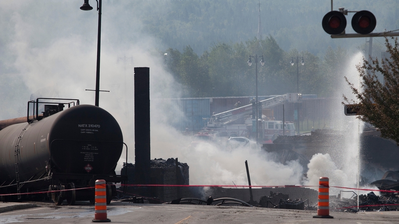 The train crash happened in Lac Megantic in Canada