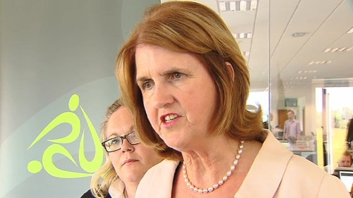 Joan Burton said those who fail to engage with the process would face cuts in their payments