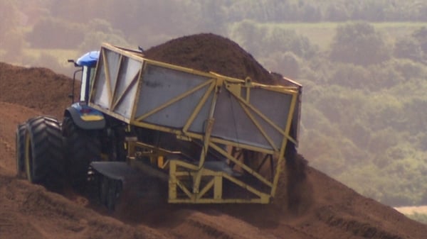 Bord Na Móna is hoping to achieve 100% of its target harvest for 2013