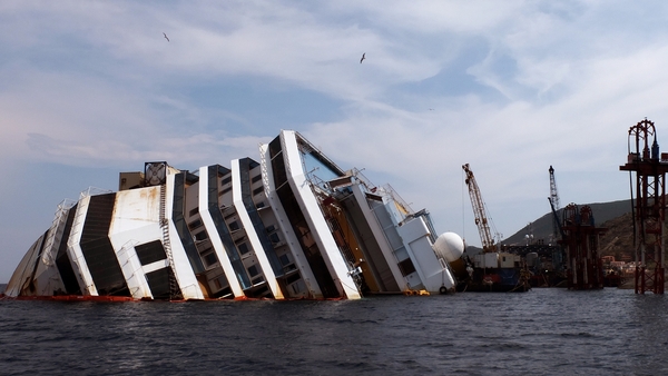 32 crew and passengers died when the ship capsized off the island of Giglio in Italy