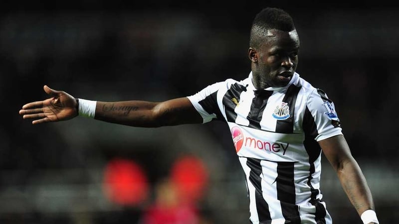 Cheick Tiote in action for former club Newcastle United
