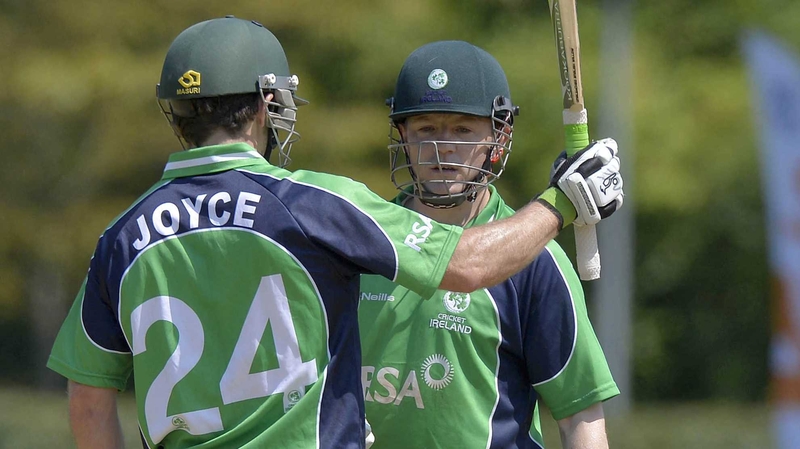 Ed Joyce was four runs short of his century in Amstelveen