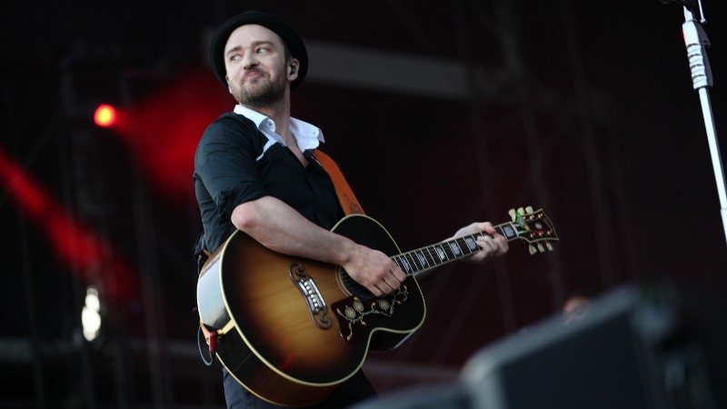 Justin Timberlake at the Phoenix Park
