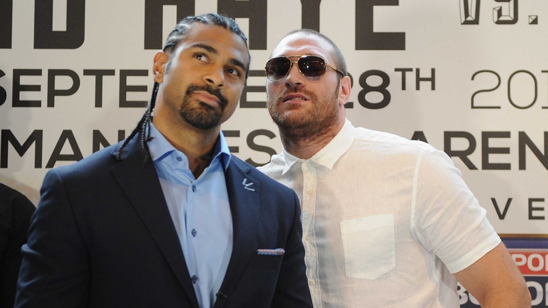 Tyson Fury seemed to rile David Haye at today's press conference