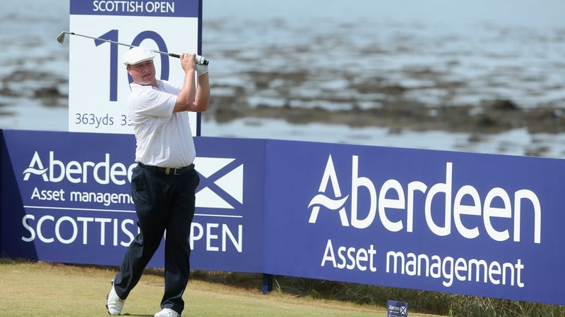 Chris Doak is in unfamiliar territory at his home Open