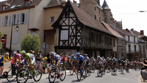 The 14th stage of the Tour de France was a 191-km undulating ride from Saint Pourcain sur Sioule