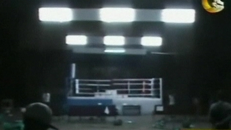 The aftermath of a stampede in Indonesia in which 17 people were killed