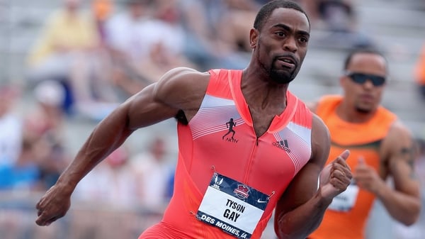 Tyson Gay is among a host of athletes who recently failed doping tests