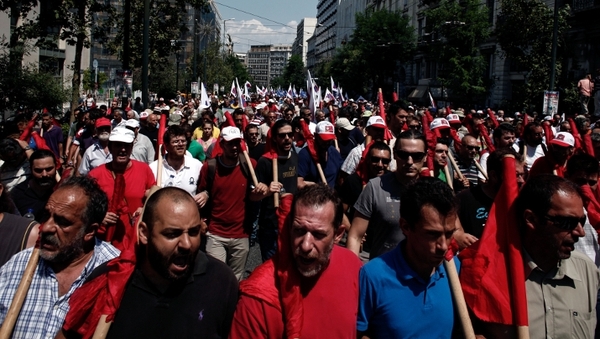 The latest plan of job cuts has sparked uproar among Greeks