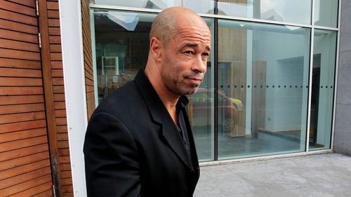 Paul McGrath signed autographs and spoke with gardaí before leaving the courthouse