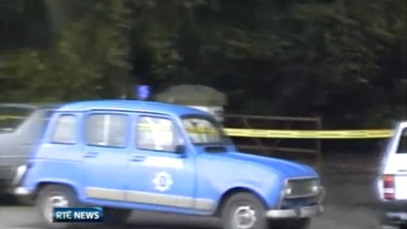 A still from RTÉ News showing the scene of the 1985 murder in Rathbrist, Tallanstown, Co Louth