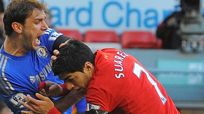 Brendan Rodgers said he was let down by Suarez when he bit Branislav Ivanovic