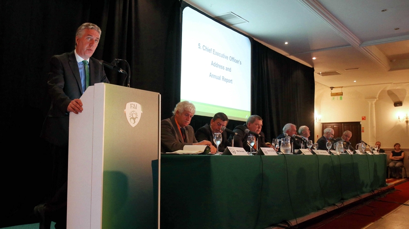 FAI CEO John Delaney says the FAI will be debt free by 2020