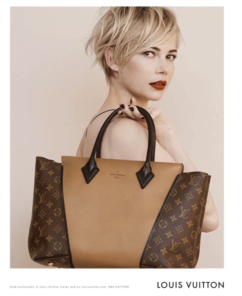 Williams modelling for Louis Vuitton