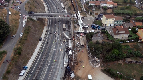 Last month's train crash in northwestern Galicia killed 79 people