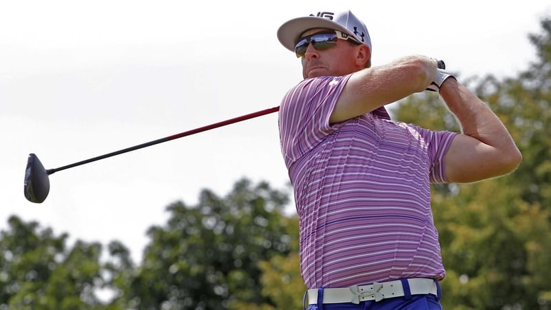 Hunter Mahan birdied the final three holes of his round at Glen Abbey in Oakville