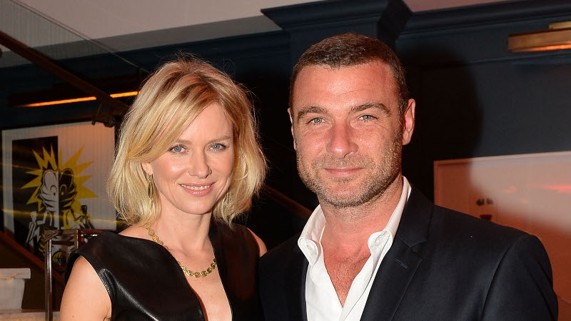 Naomi Watts with husband Liev Scheiber