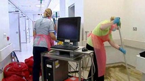 Letterkenny General Hospital was damaged by flooding last Friday