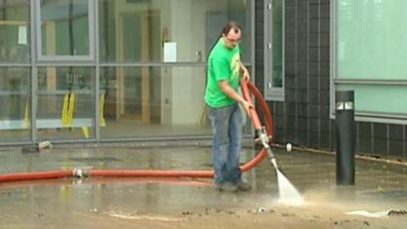 Hospital experienced flooding two weeks ago