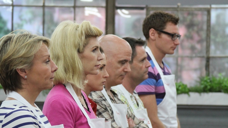 Tracy waits to hear the result