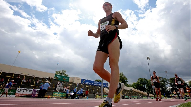 Brendan Boyce took the 10,000m walk