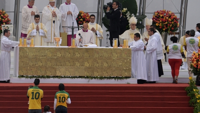 Pope Francis said pilgrims should return to their home countries energised and ready to work for social change