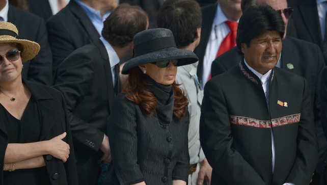 Latin American leaders gather for the mass