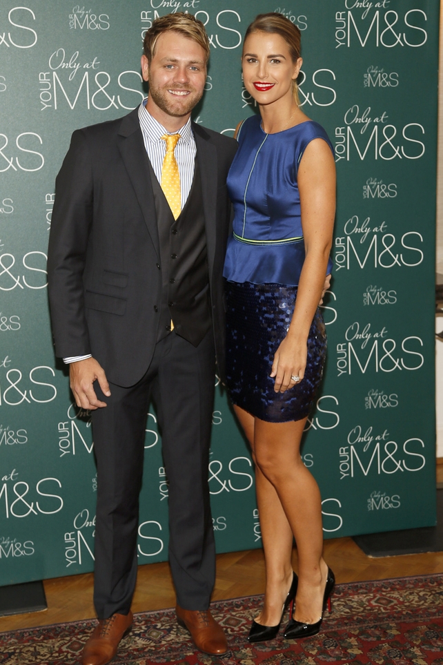 Brian McFadden and Vogue Williams