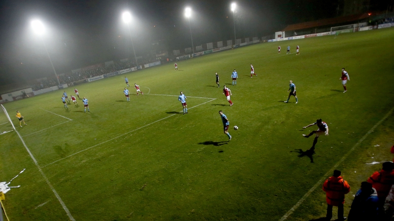 St Patrick's Athletic in action earlier this eyar