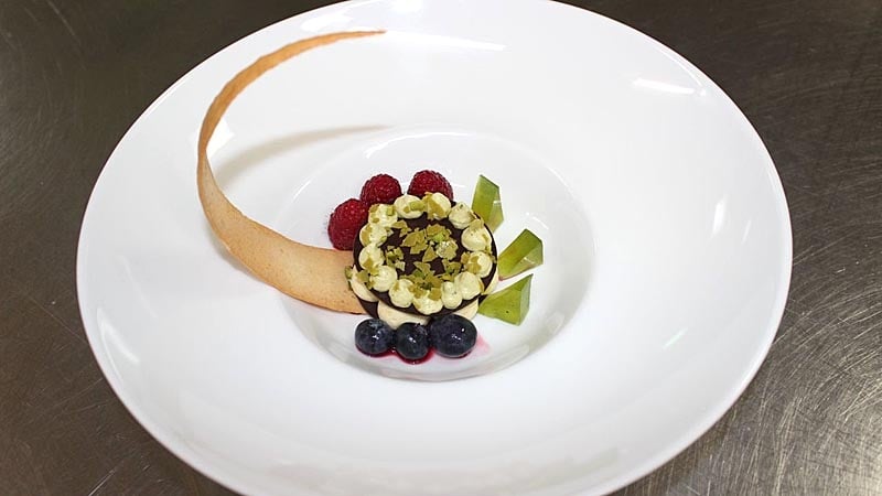 Créme Chiboust Pistachio: MasterChef