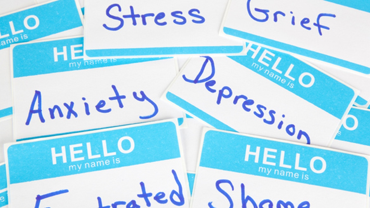 Cuid den dream a bhí ag ócáid faoi chúrsaí meabharshláinte a bhí i Sportlann Naomh Anna.