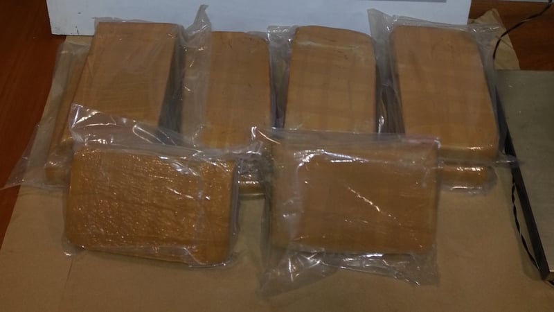 10.26kg of heroin was found in a Mercedes jeep disembarking from a ferry from France