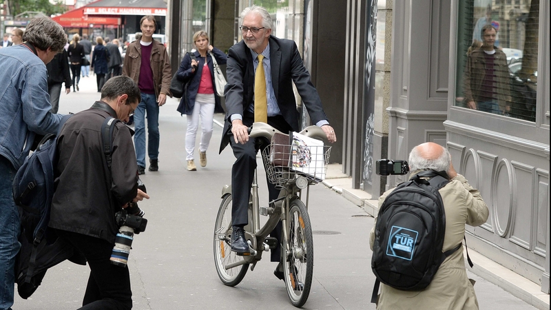Brian Cookson in Paris last month