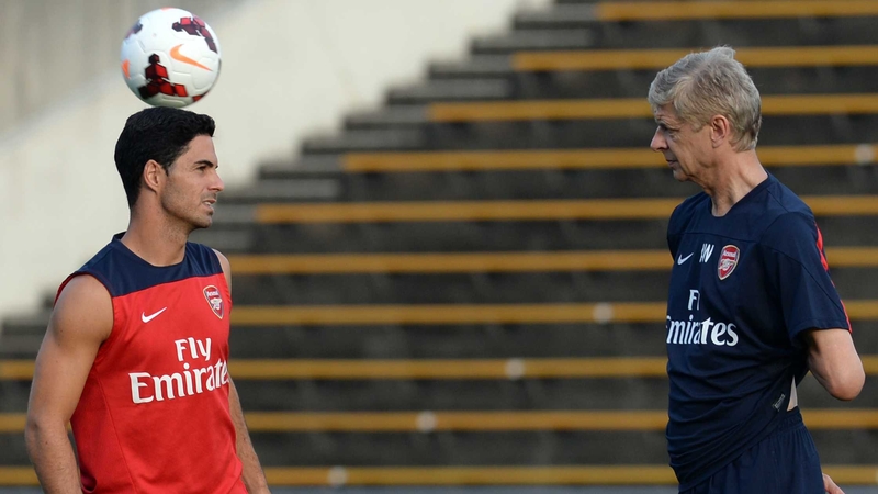Mikel Arteta will take up a coaching role with Manchester City