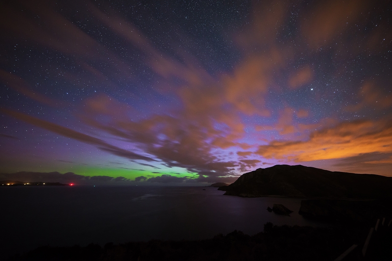Northern lights image captured in Donegal from August last year