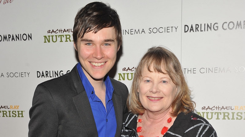 Dexter's Sam Underwood with veteran actress Shirley Knight